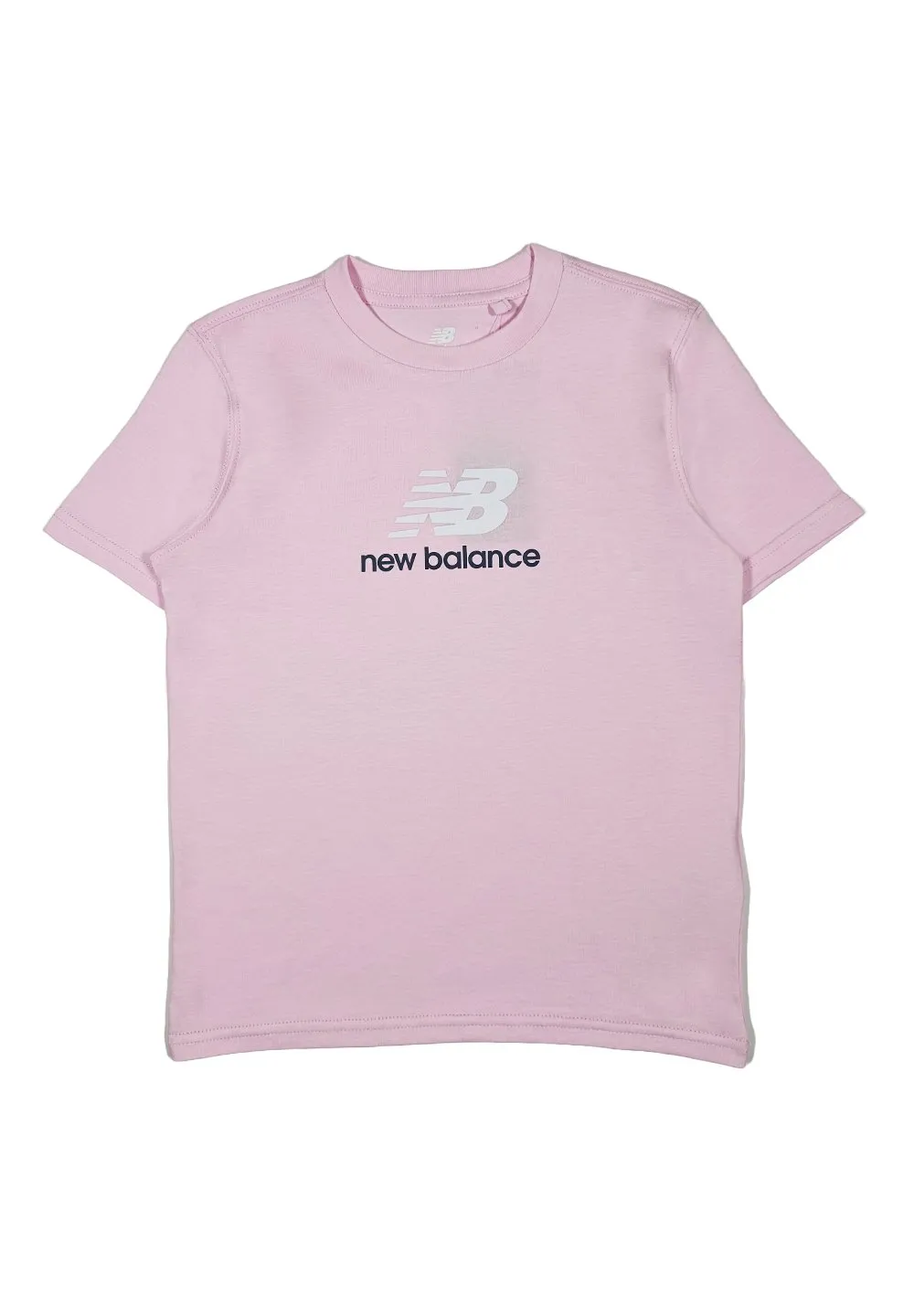 New Balance Kids Stacked Logo Short-Sleeved T-Shirt