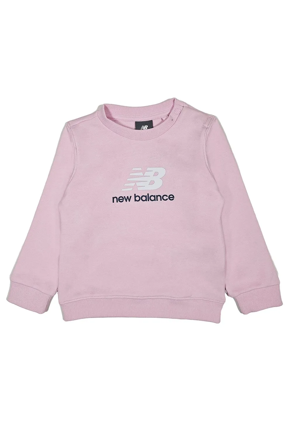 New Balance Kids Logo Printed Crewneck Sweatshirt