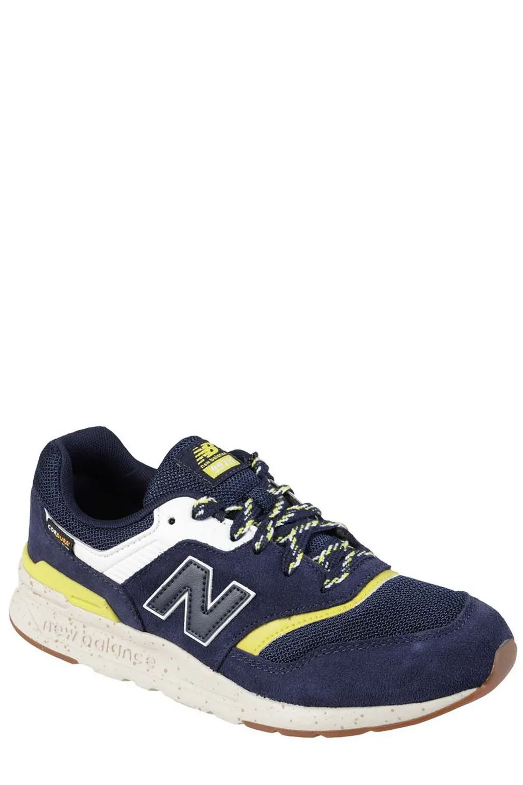 New Balance Kids Logo Patch Lace-Up Sneakers