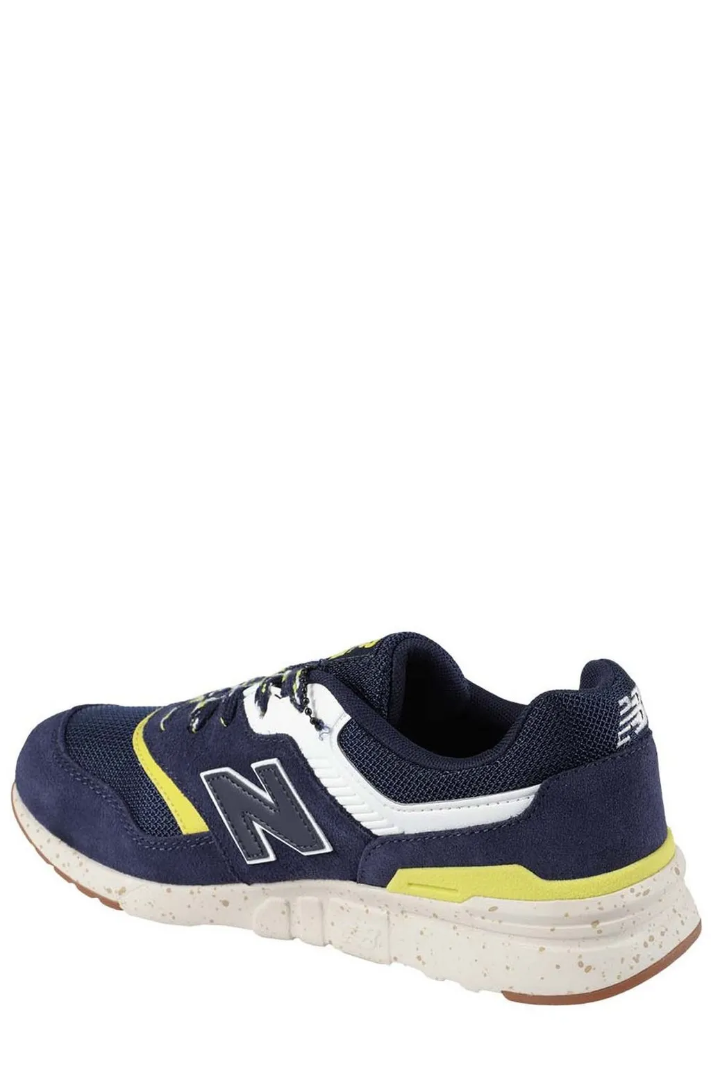 New Balance Kids Logo Patch Lace-Up Sneakers