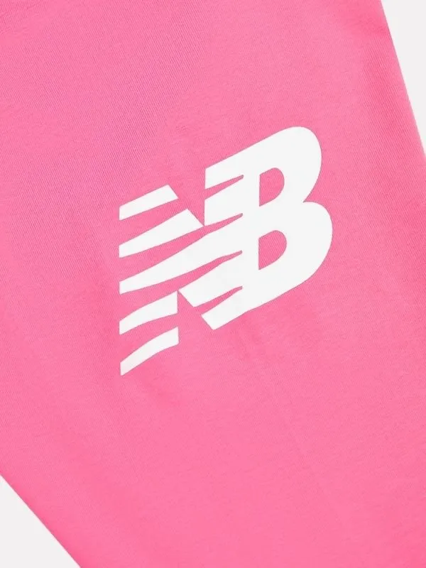 New Balance Kids Sporty Logo Print Sweaters