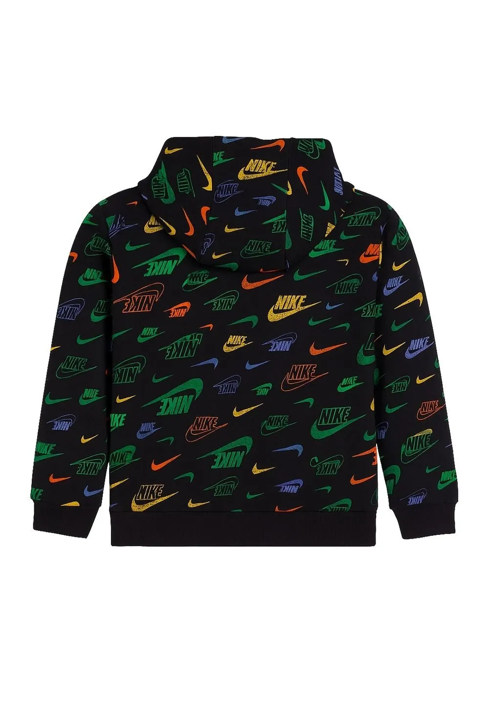 Nike Kids Allover Logo Printed Hoodie
