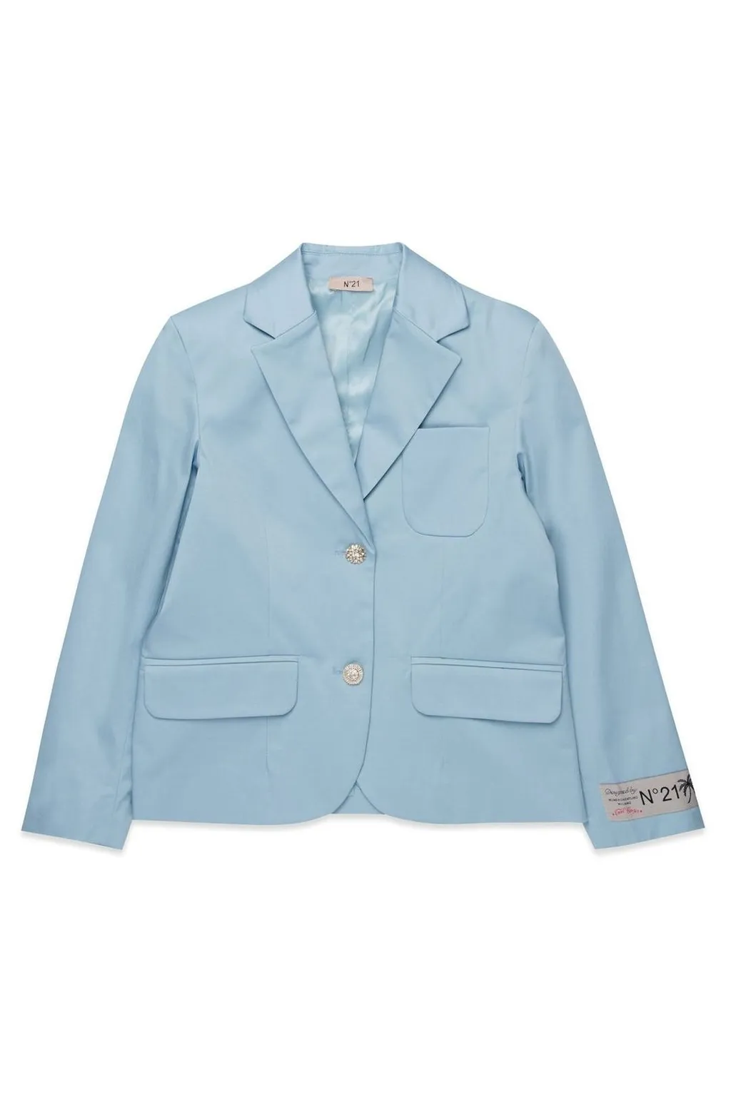N°21 Kids Logo Patch Embellished Blazer
