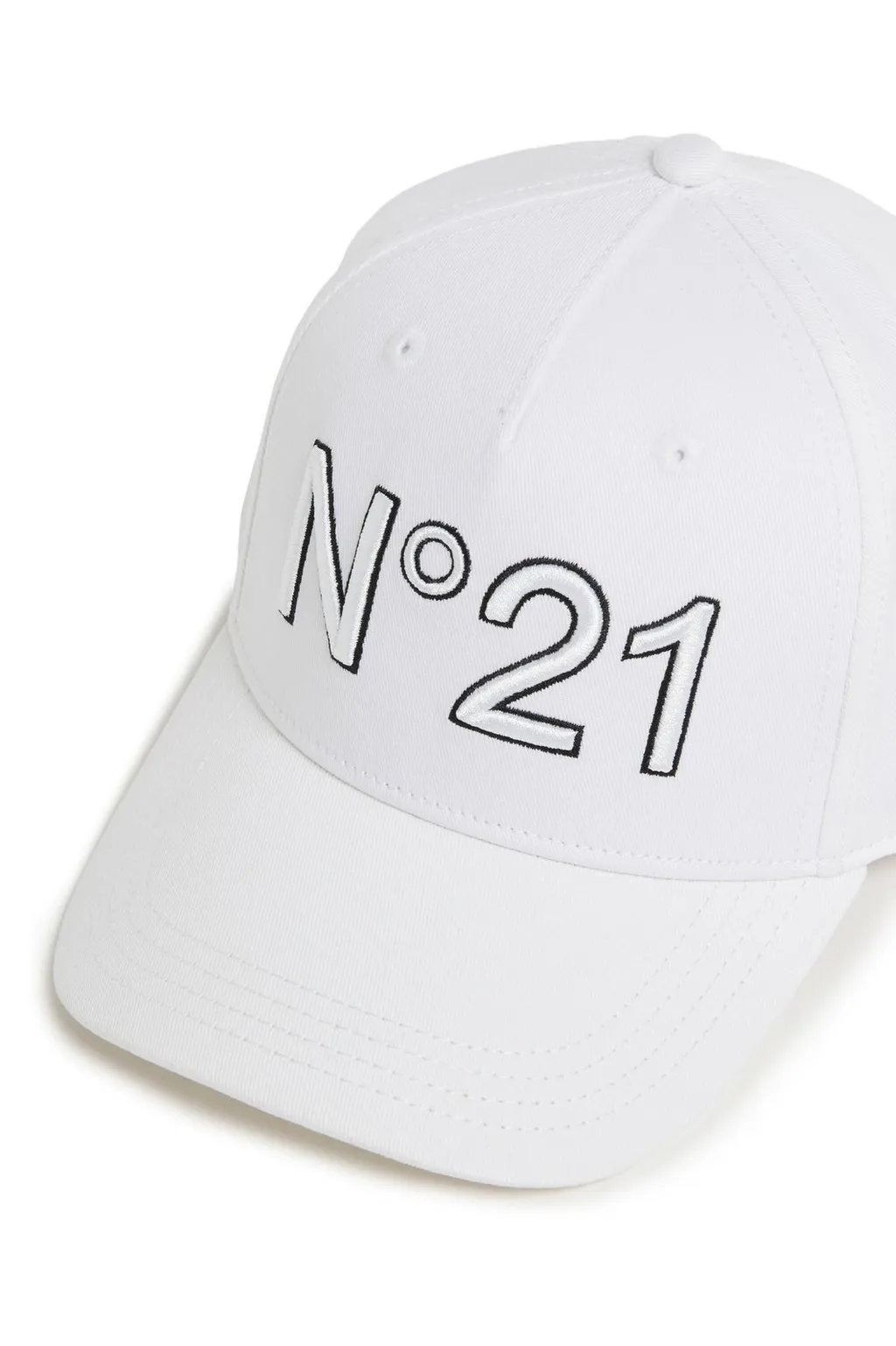 N°21 Kids Logo Embroidered Baseball Cap