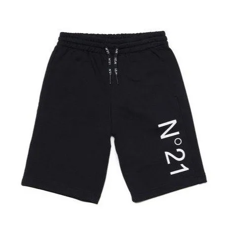 Nº21 Kids Logo Printed Drawstring Shorts