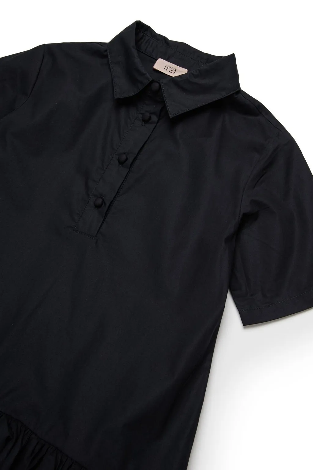 N°21 Kids Ruffled Shirt Dress