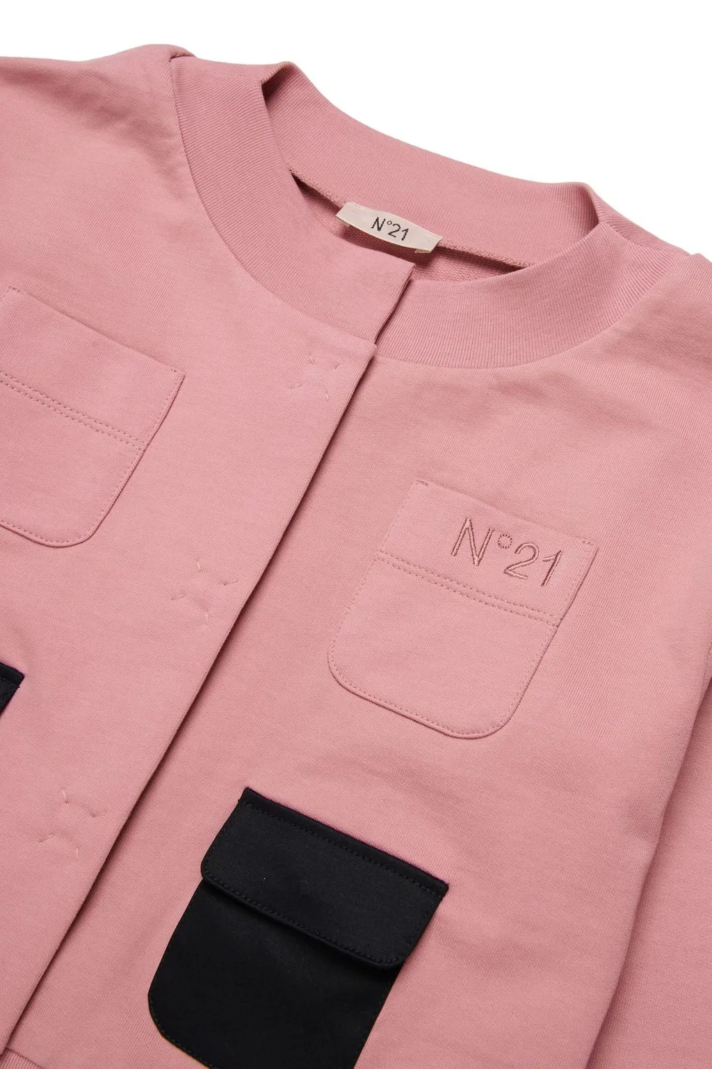 N°21 Kids Logo Embroidered Sweatshirt