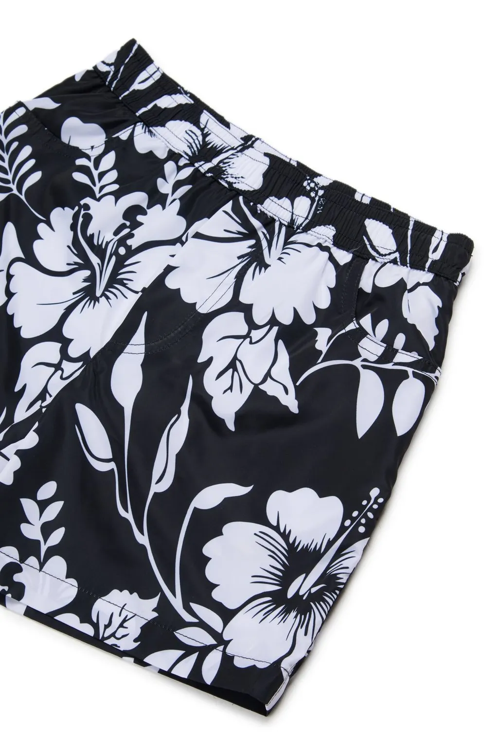 N°21 Kids Floral Elasticated Waistband Swim Shorts