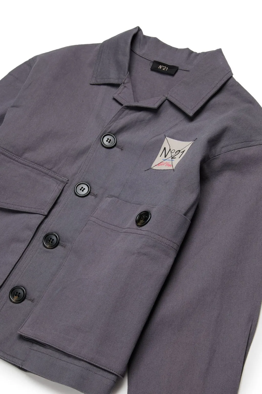 N°21 Kids Logo Patch Jacket