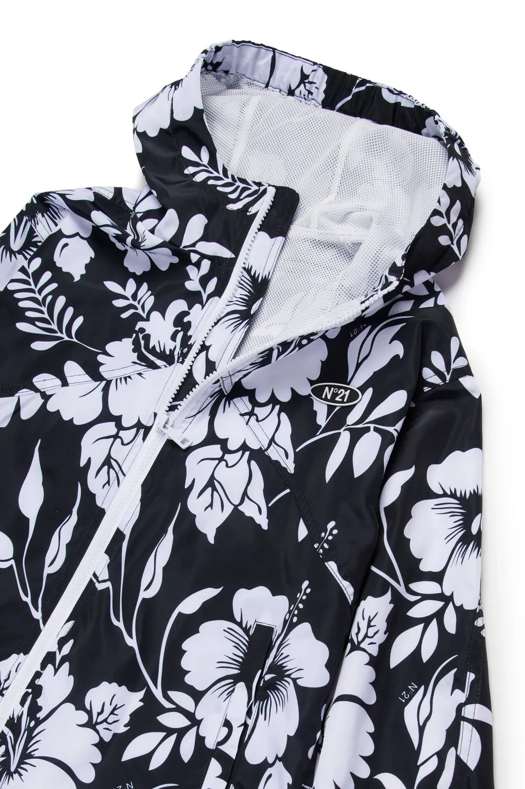 Nº21 Kids Floral-Print Zipped Rainwear
