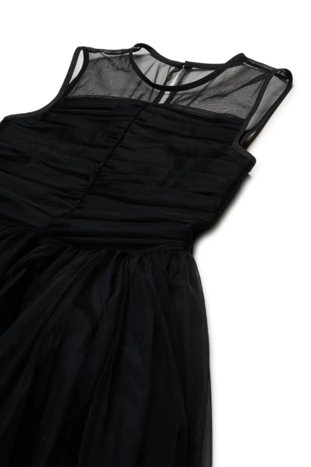 N°21 Kids Sleeveless Crewneck Tulle Dress