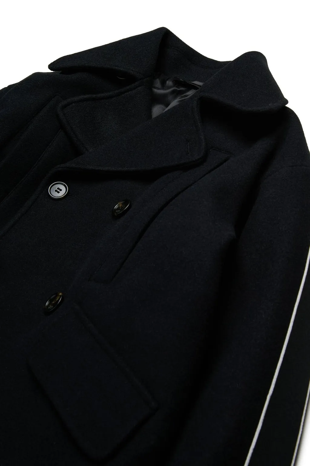Nº21 Kids Logo Patch Stripe-Detailed Jacket