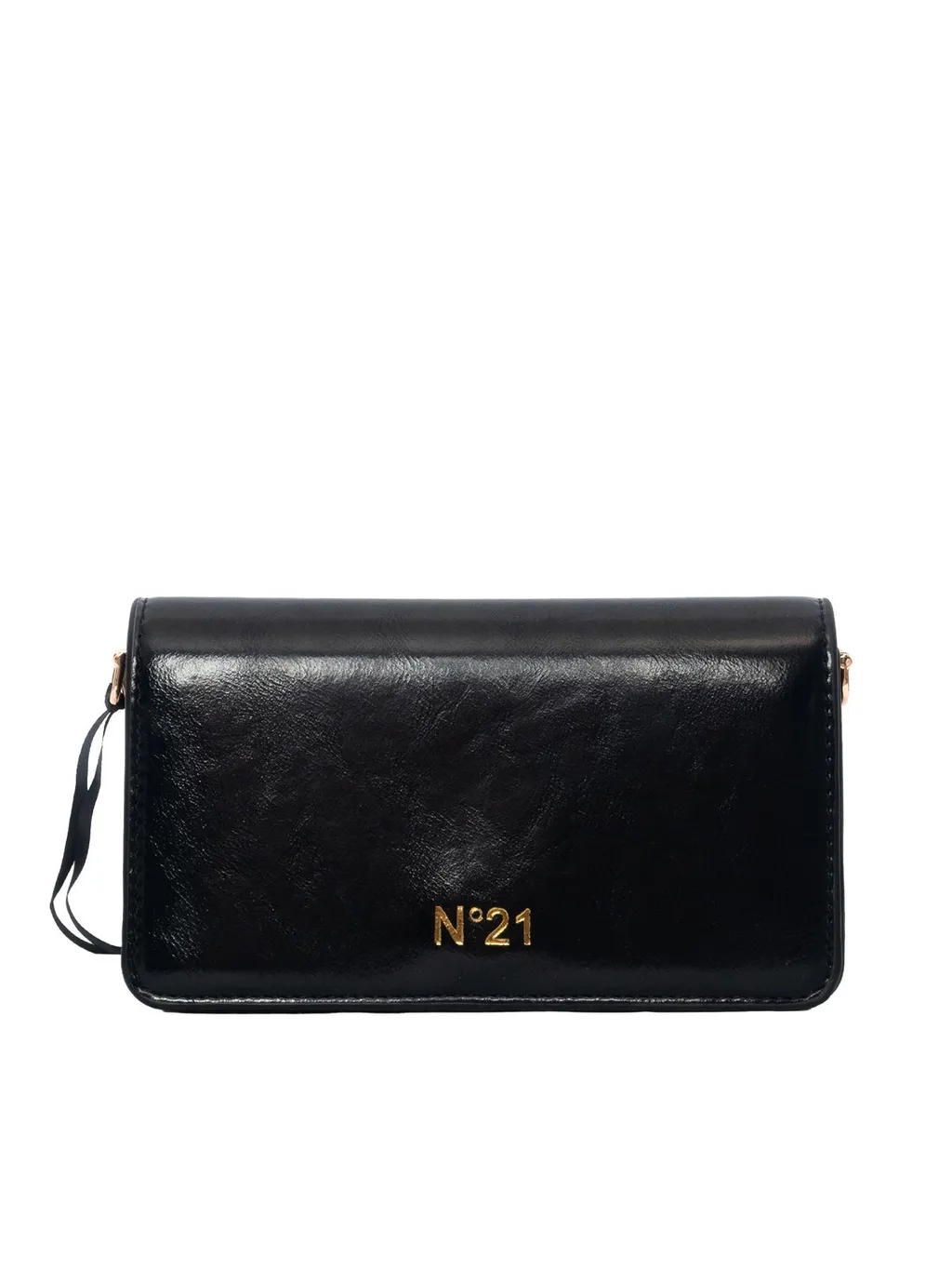 N°21 Kids Logo Printed Flap Shoulder Bag