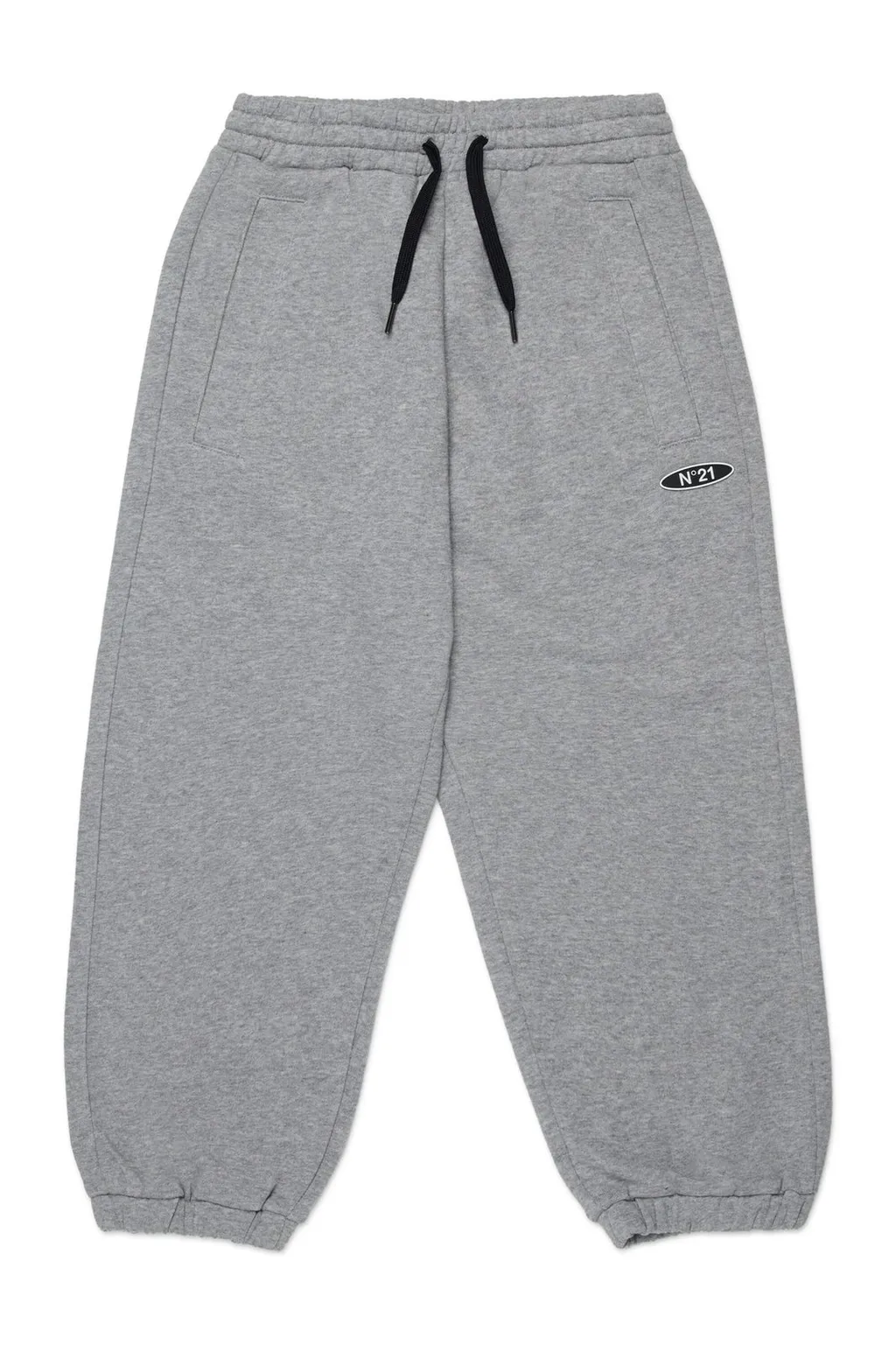 Nº21 Kids Logo Patch Drawstring Track Pants