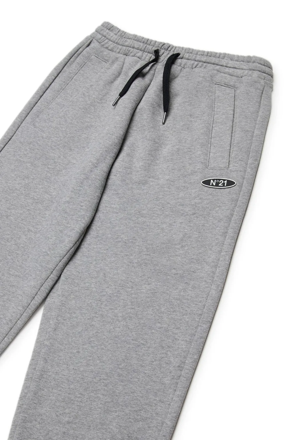 Nº21 Kids Logo Patch Drawstring Track Pants