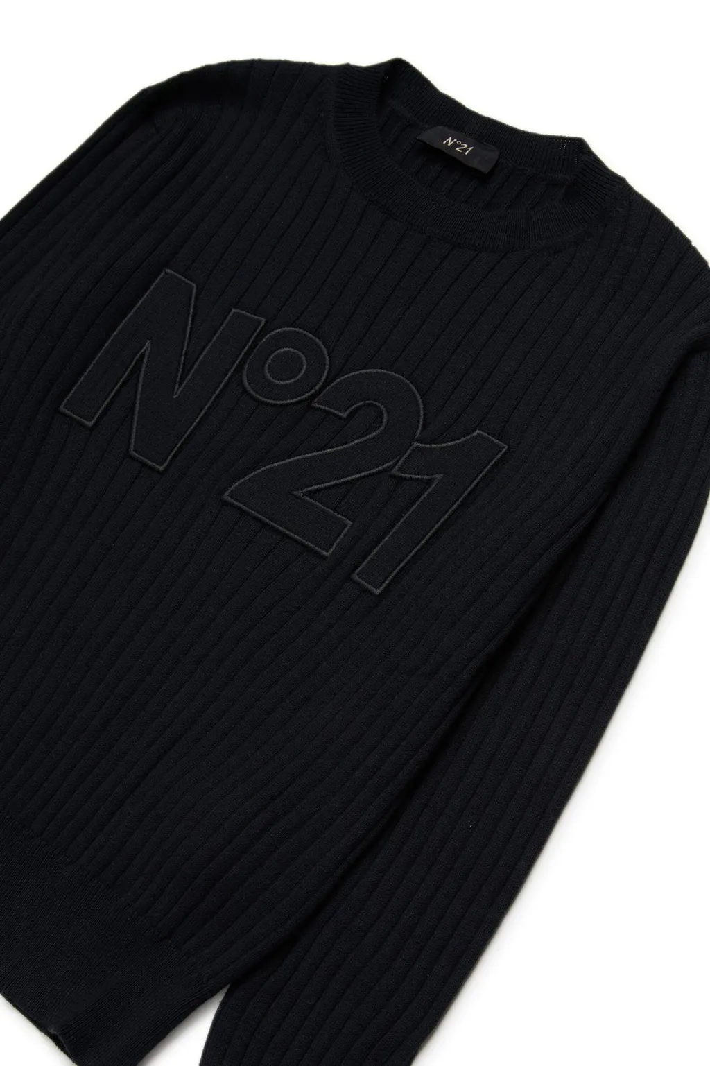N°21 Kids Logo Patch Knitted Jumper