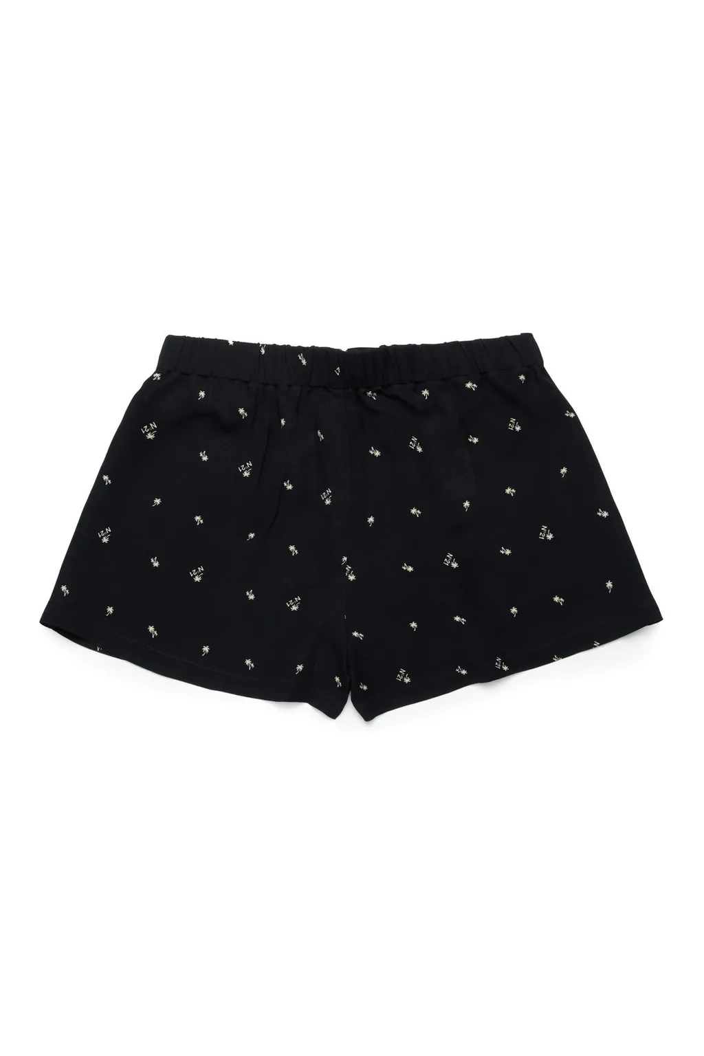 N°21 Kids Allover Palm Printed Shorts