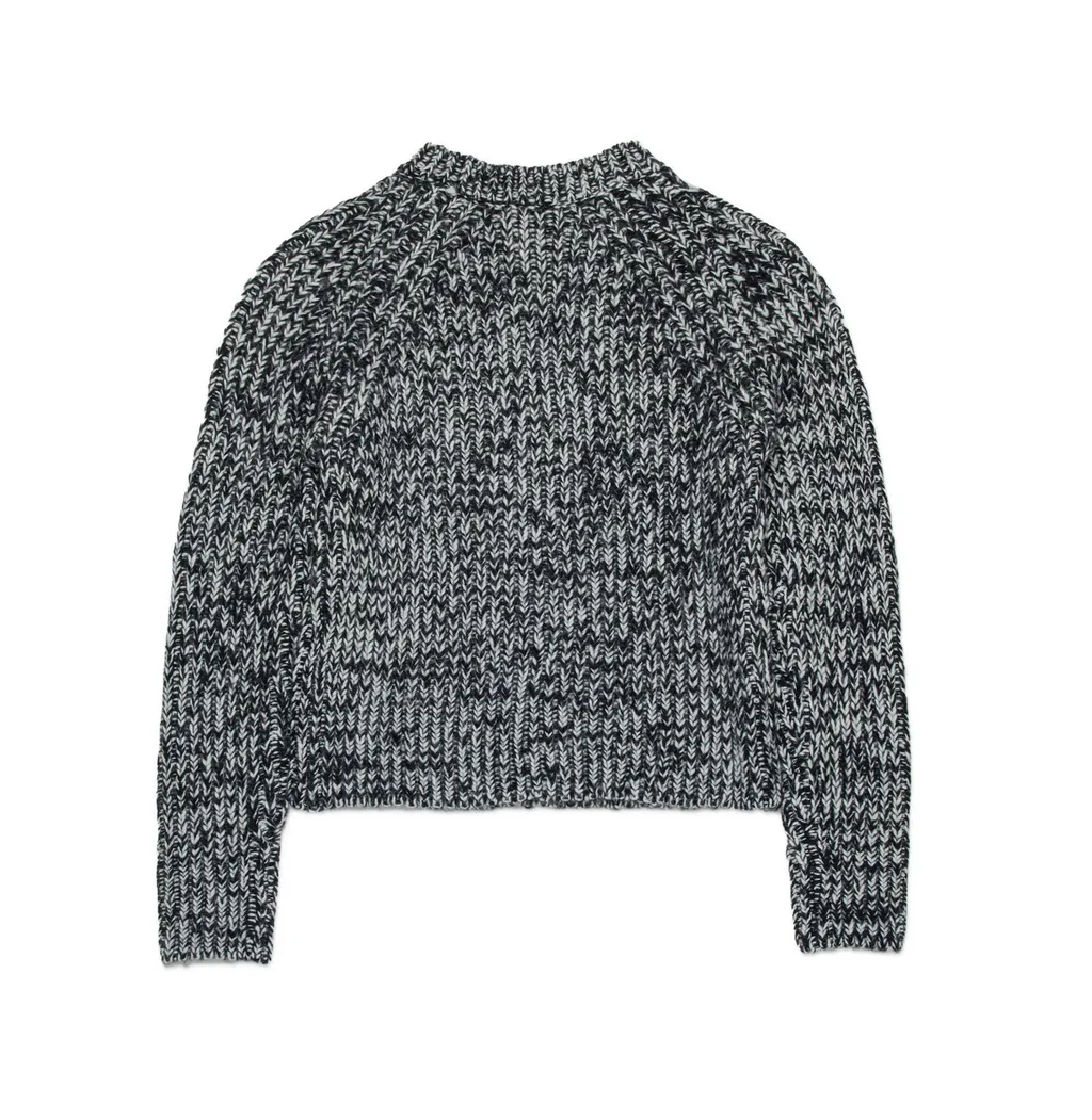N°21 Kids Logo Patch Chunky-Knit Jumper