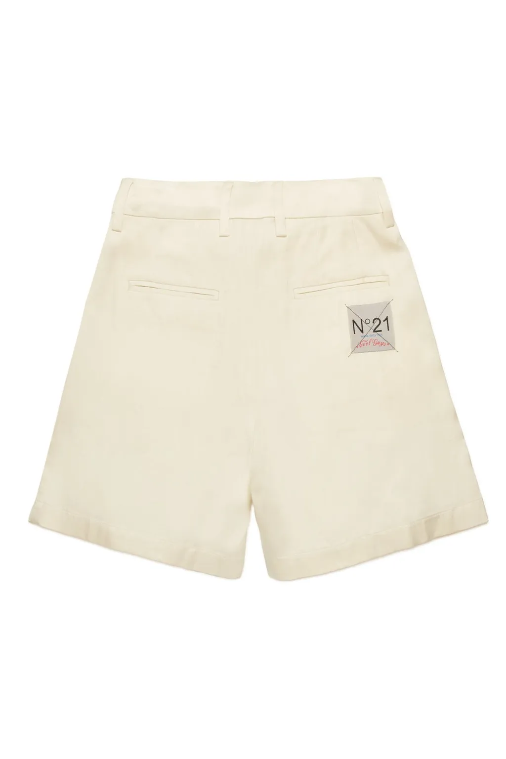 N°21 Kids Logo Patch Tailored Shorts