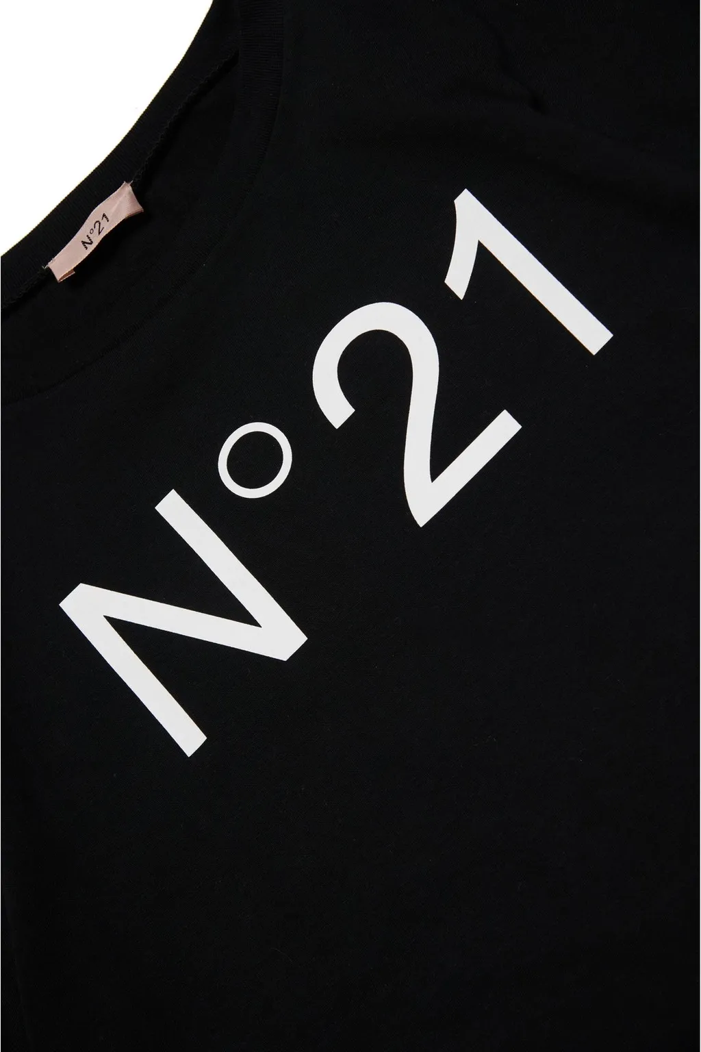 N°21 Kids Logo Printed Crewneck T-Shirt
