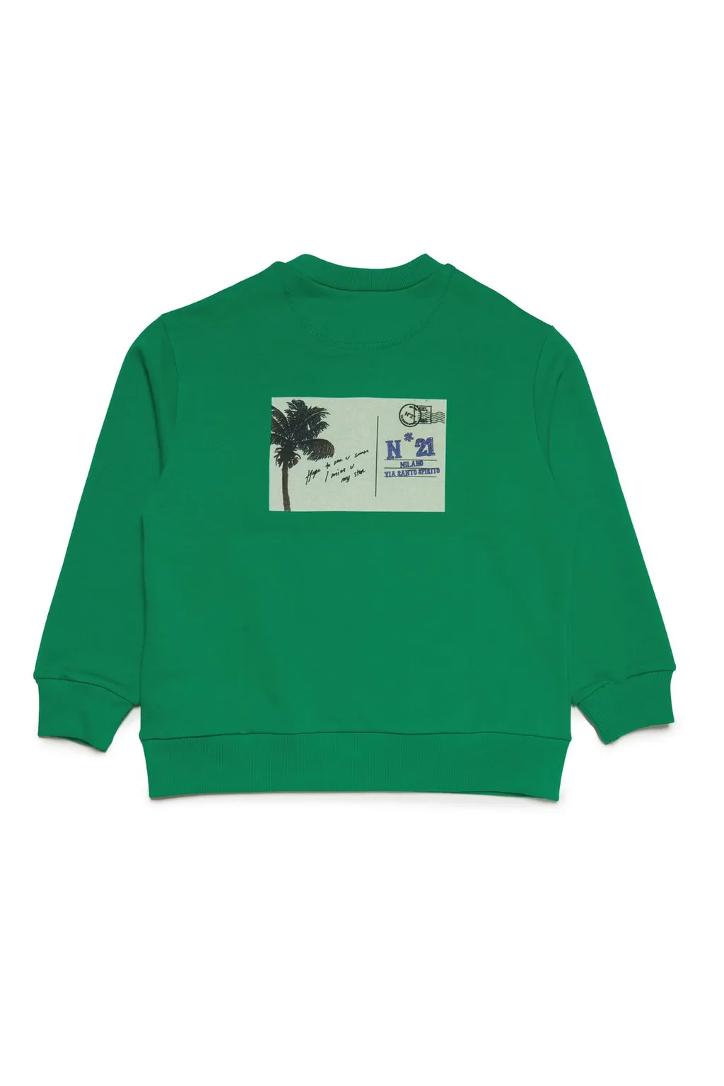 N°21 Kids Graphic Printed Crewneck Sweatshirt
