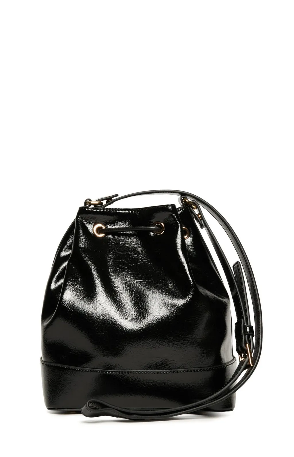 Nº21 Kids Logo-Stamp Drawstring Bucket Bag