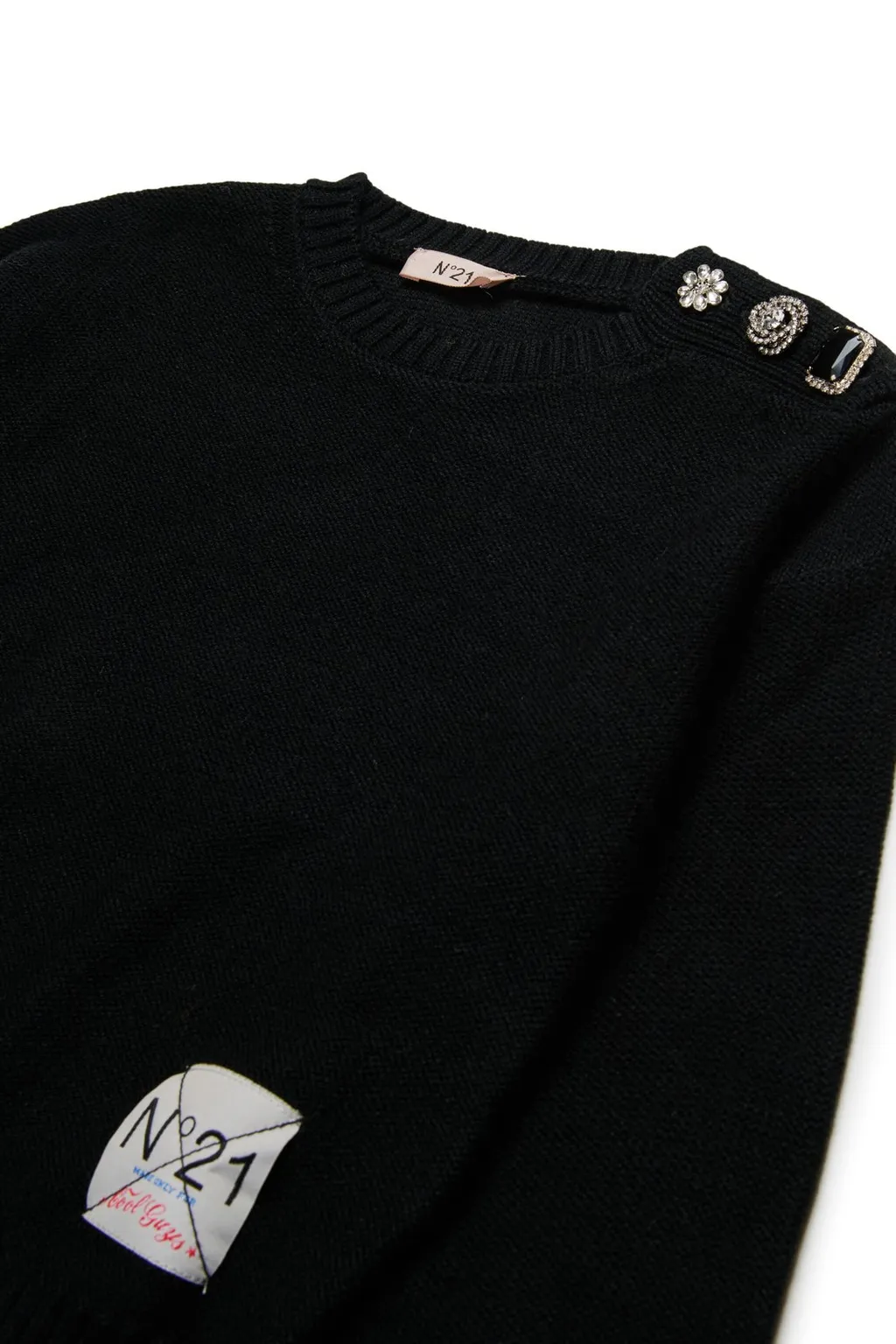 N°21 Kids Logo Patch Knitted Jumper