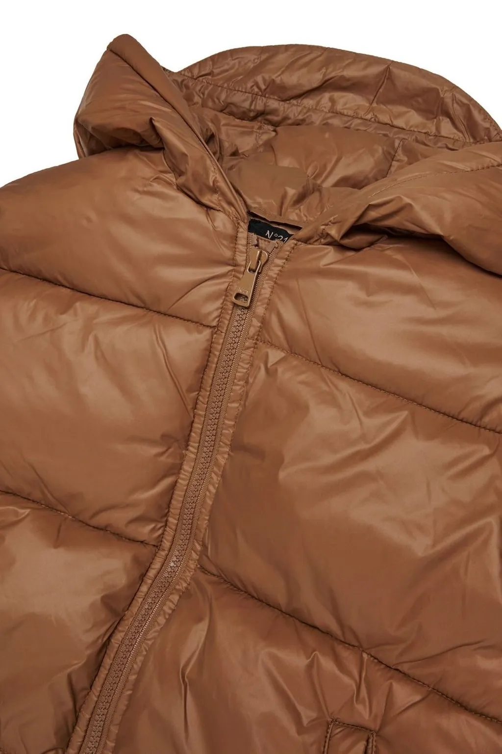 N°21 Kids Short Padded Hooded Jacket