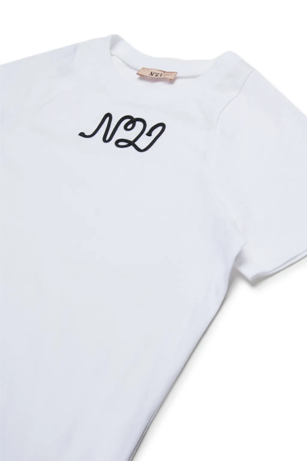 N°21 Kids Logo Patch Jersey T-Shirt