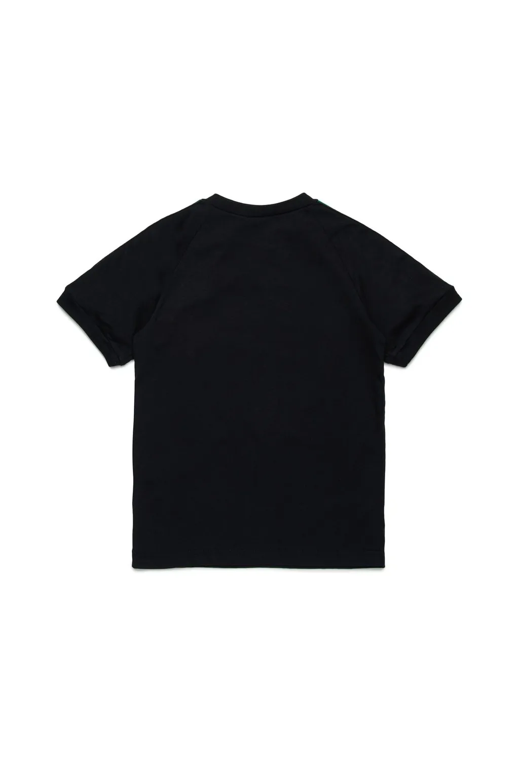 N°21 Kids Logo-Patch Stripe-Detailed T-Shirt