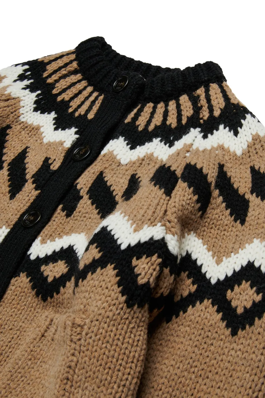 N°21 Kids Jacquard Knit Cardigan