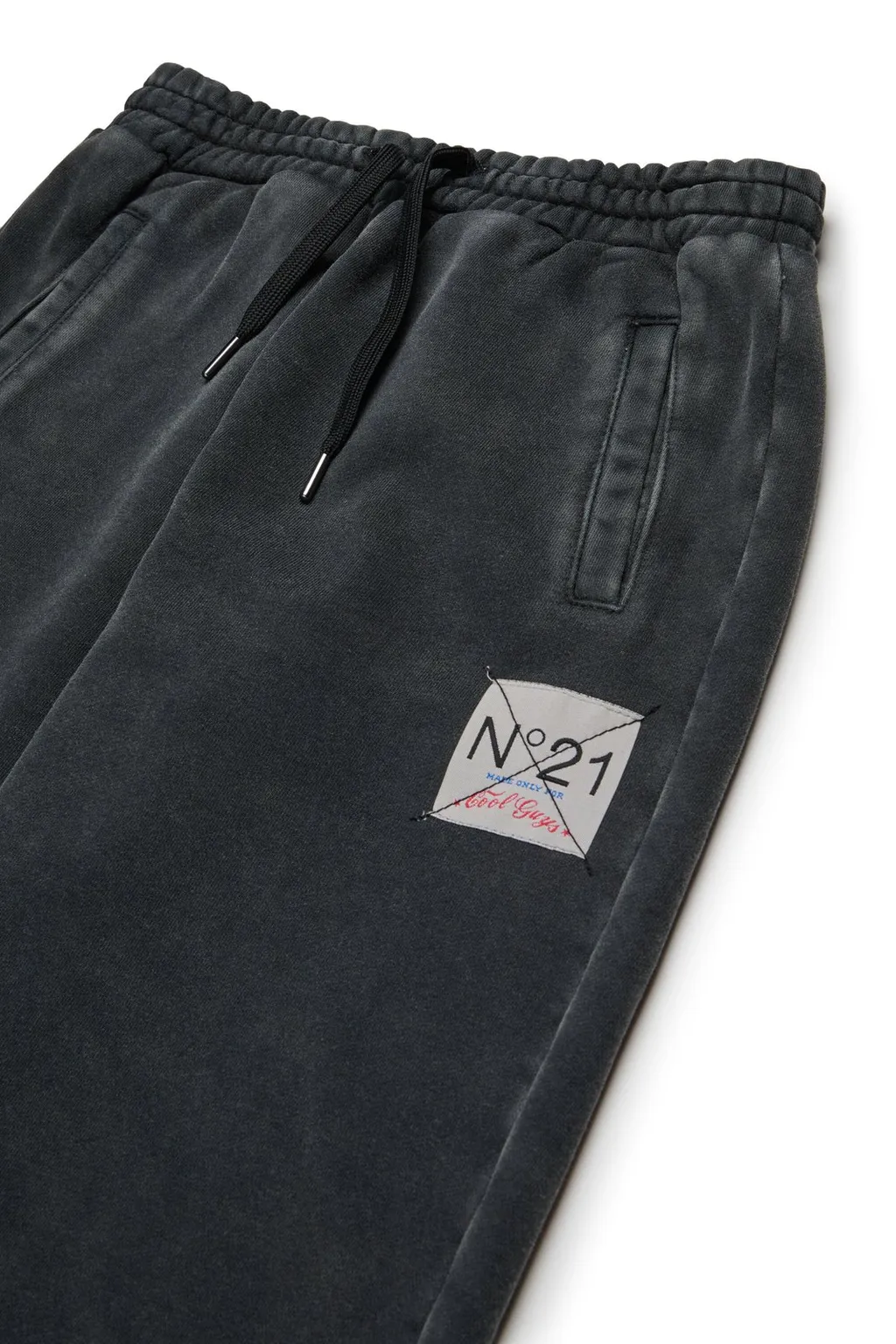 N°21 Kids Logo Patch Drawstring Pants