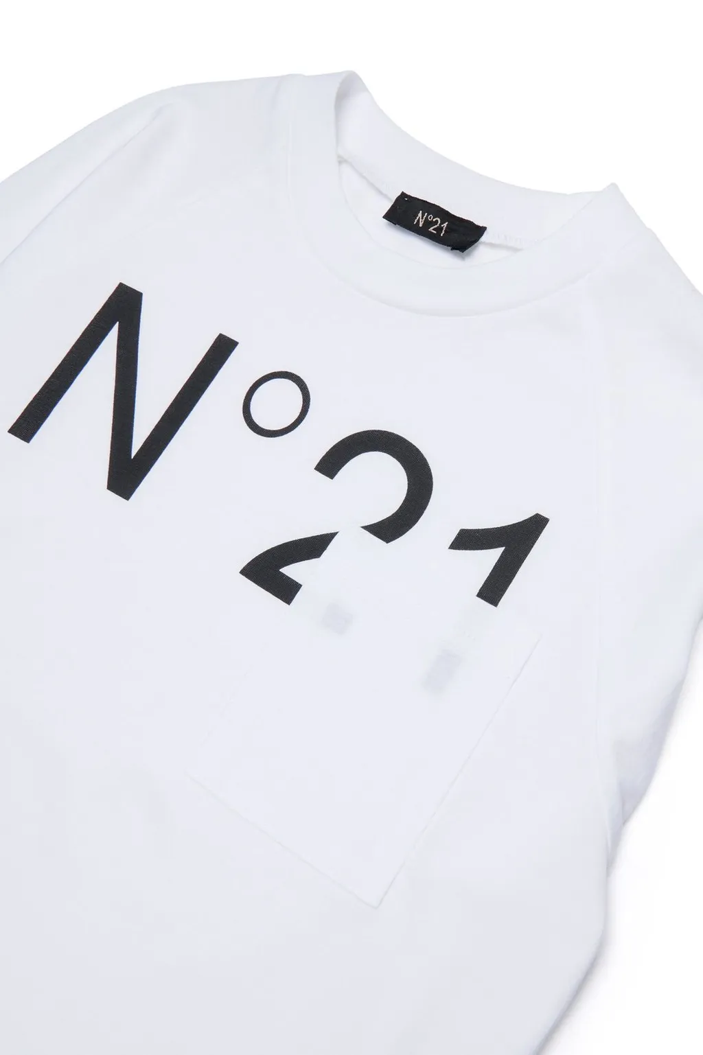 N°21 Kids Logo Printed Long-Sleeved T-Shirt
