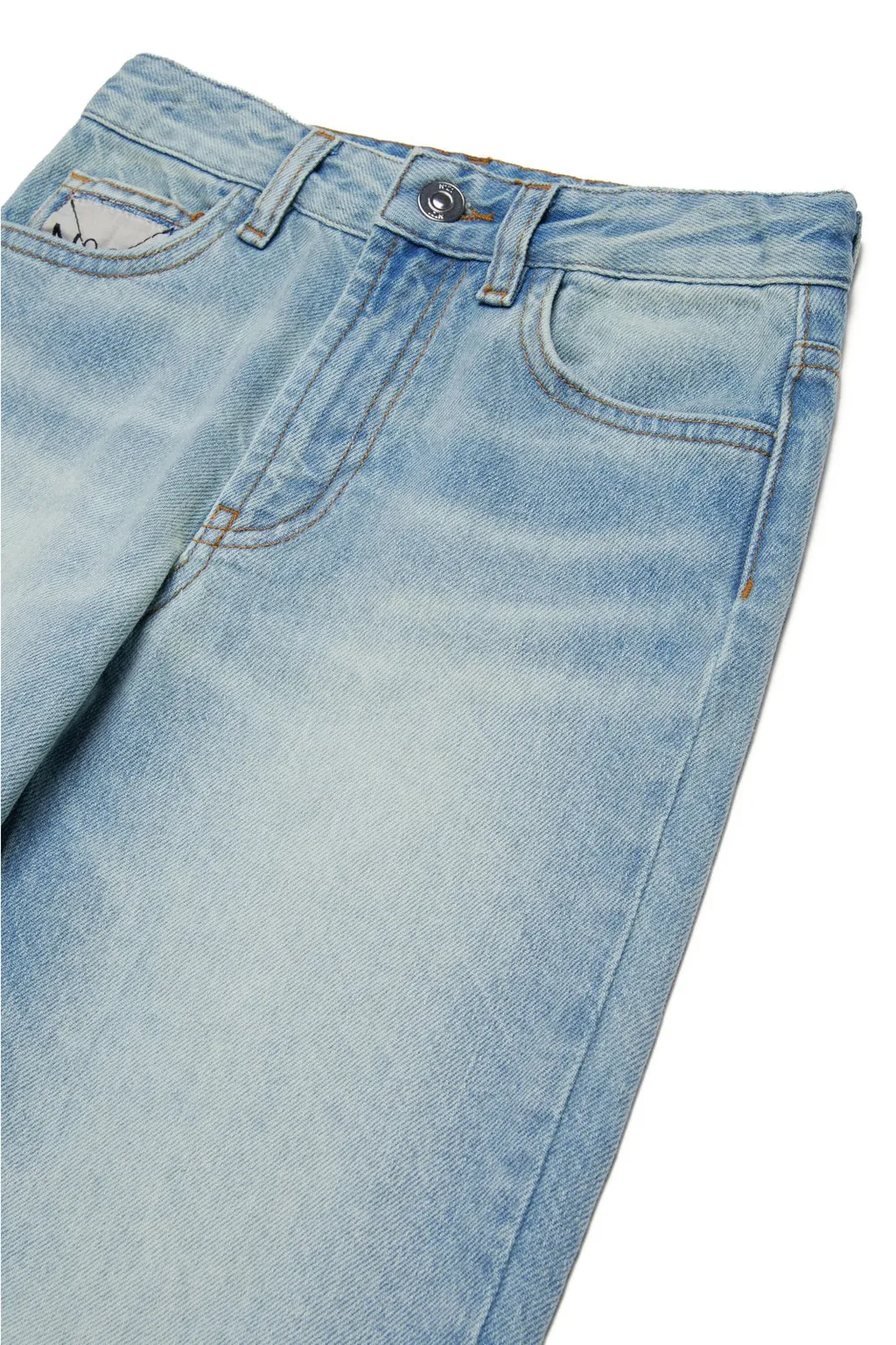 Nº21 Kids Mid-Rise Wide-Leg Jeans