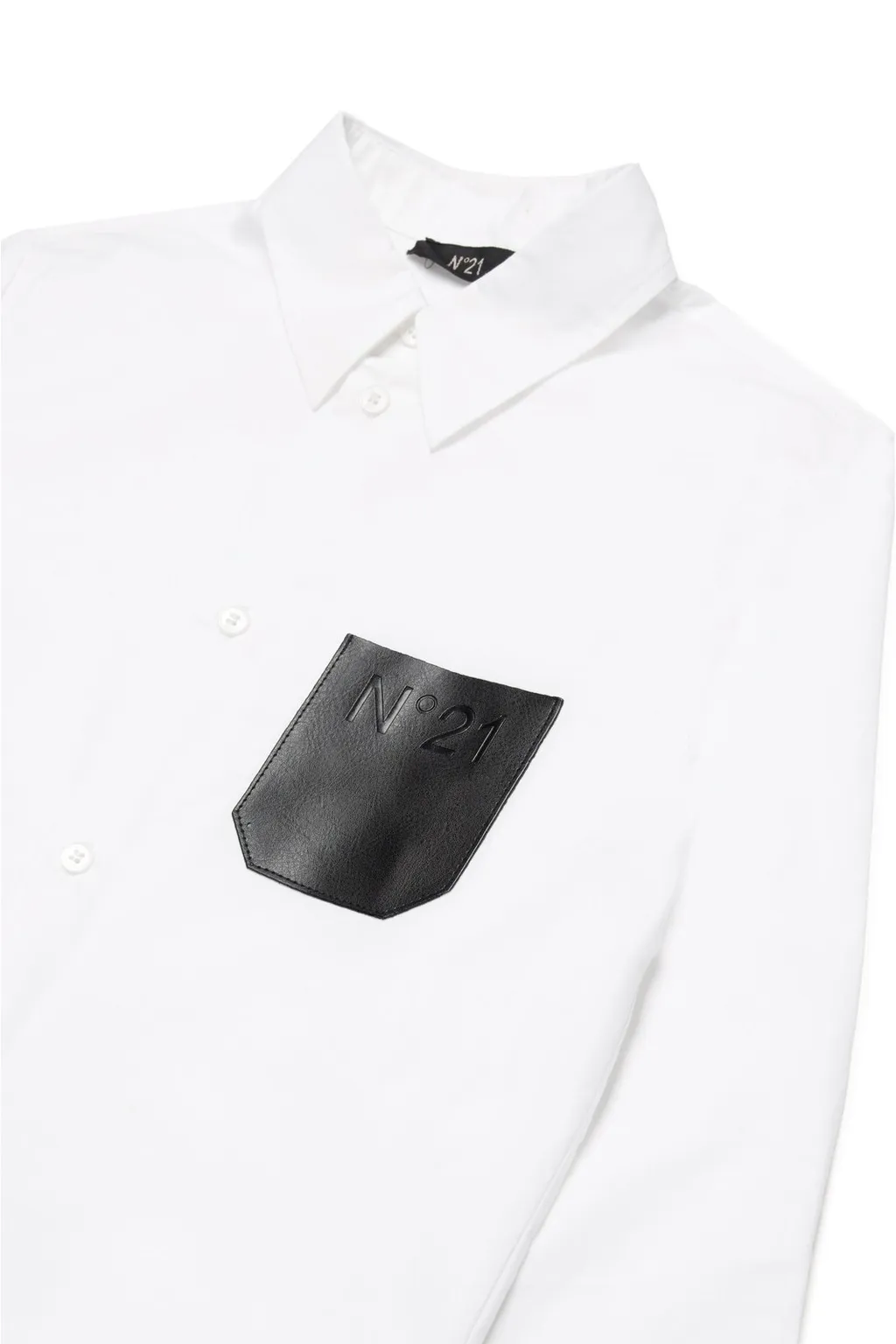 Nº21 Kids Long-Sleeved Button-Up Shirt
