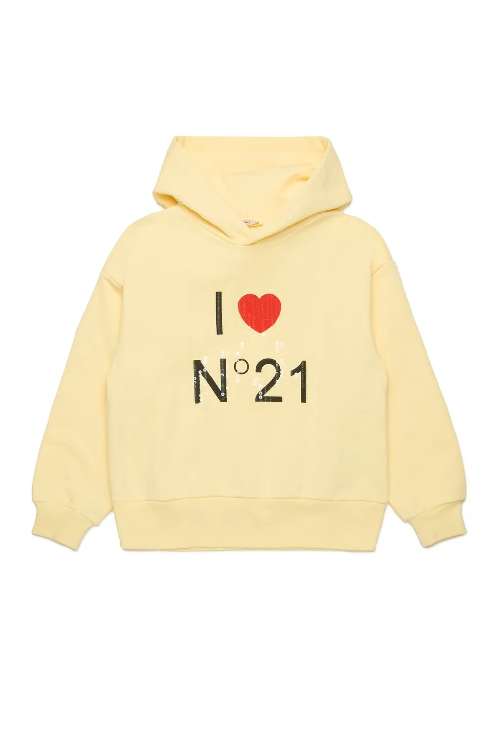 Nº21 Kids Logo-Printed Long-Sleeved Hoodie