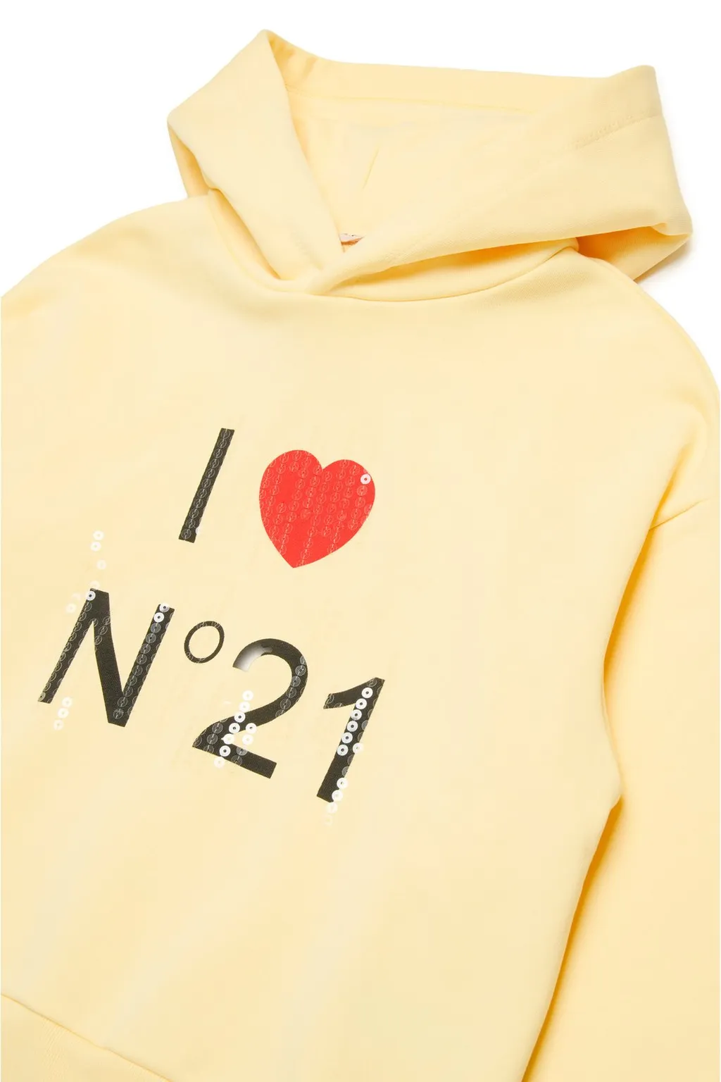 Nº21 Kids Logo-Printed Long-Sleeved Hoodie