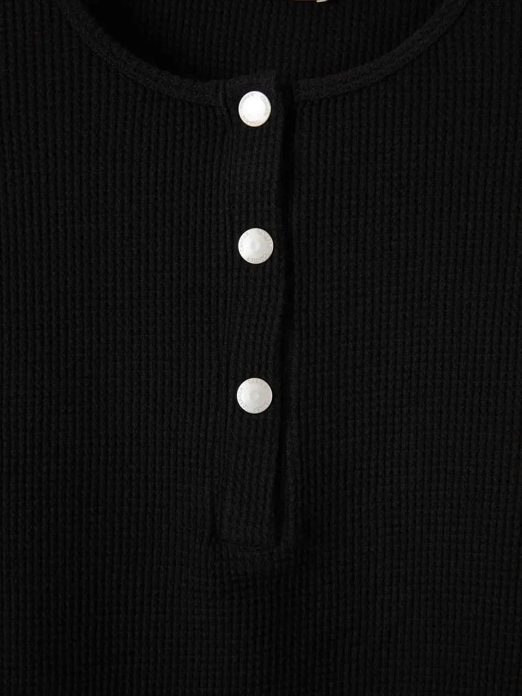 Carrer Lishenley Buttoned Collar T-Shirt