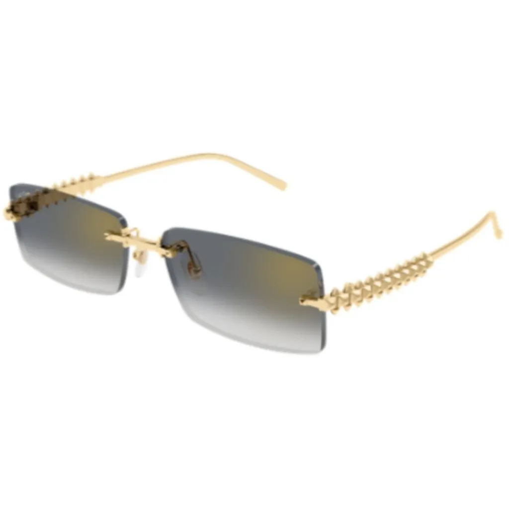 Cartier Rectangle Frameless Sunglasses