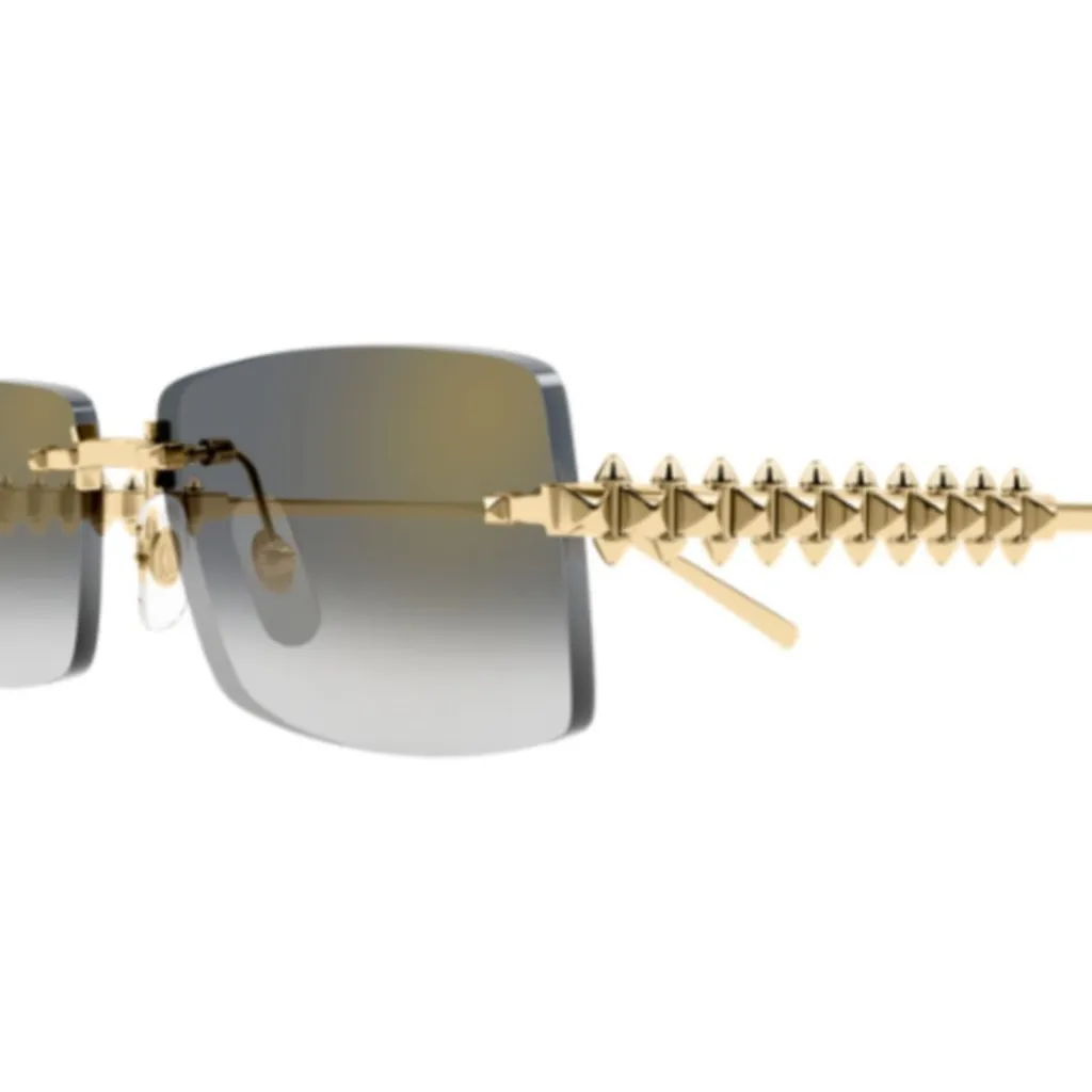 Cartier Rectangle Frameless Sunglasses