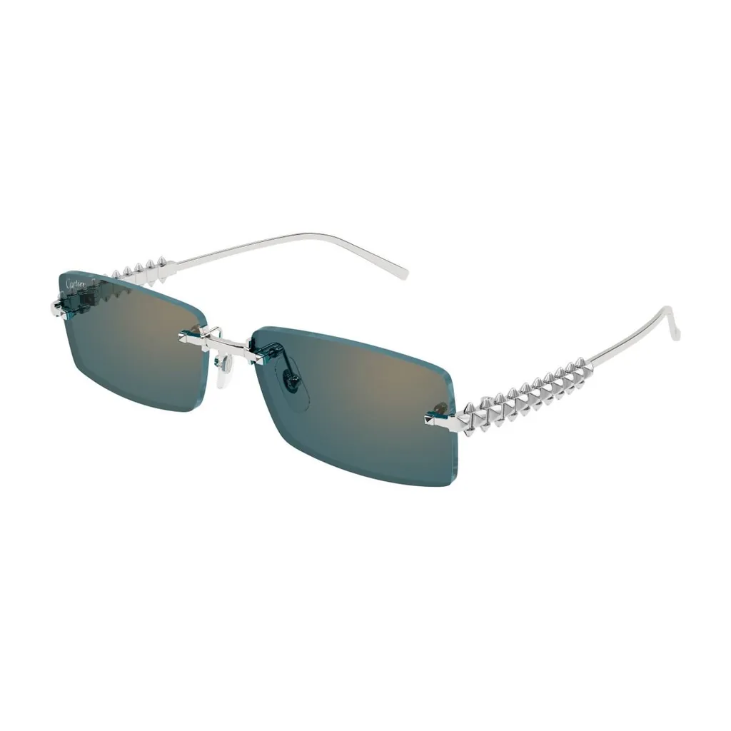 Cartier Rectangle Frameless Sunglasses