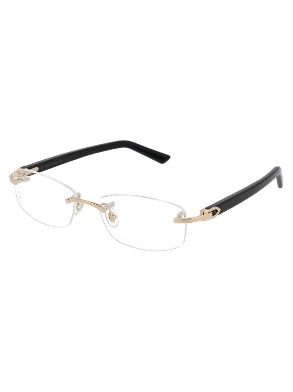 Cartier Rimless Rectangular Frame Glasses