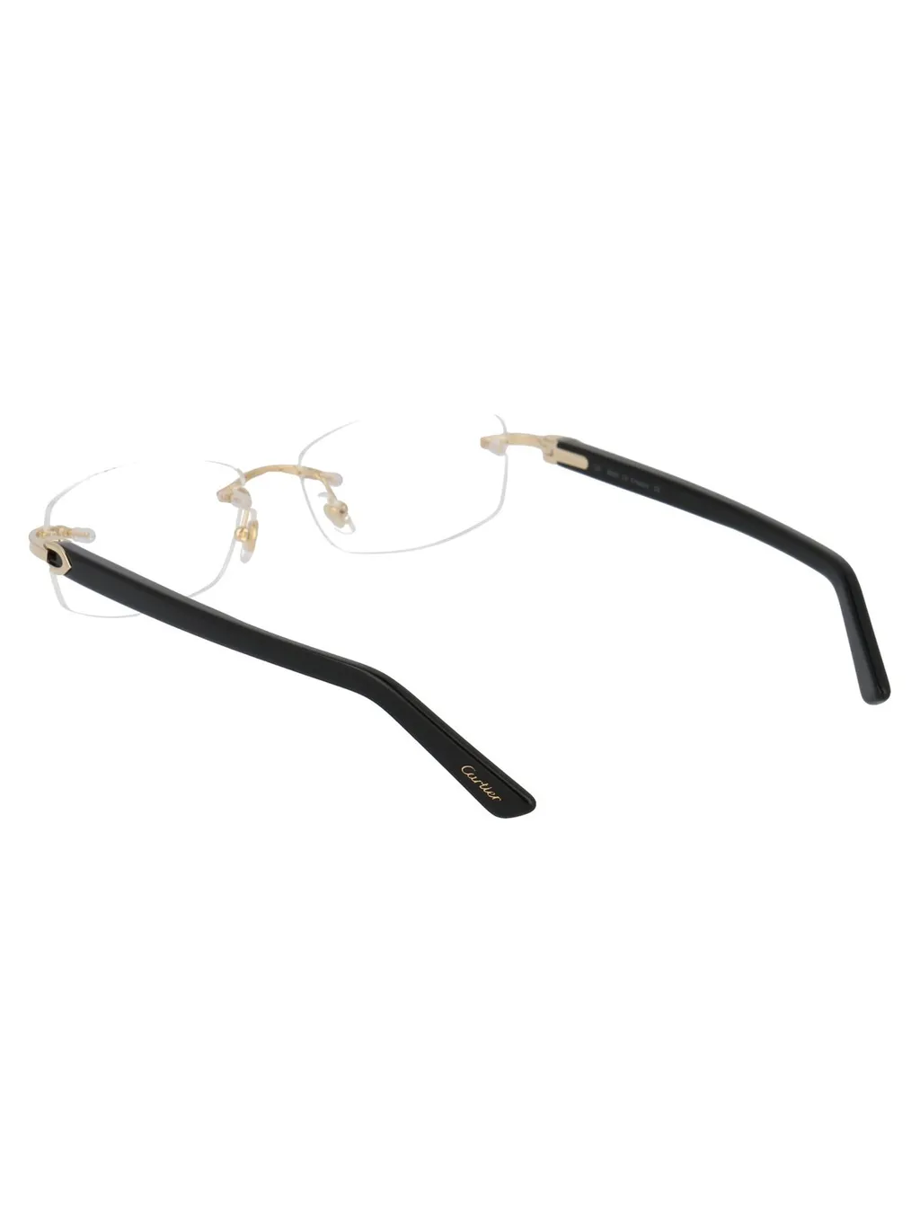 Cartier Rimless Rectangular Frame Glasses