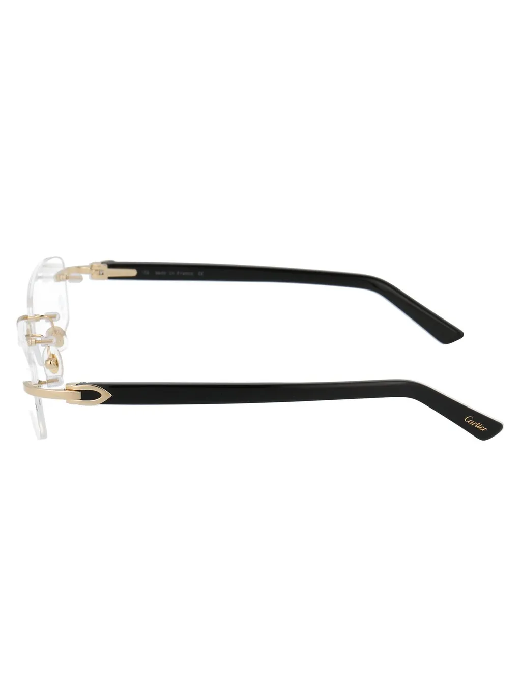 Cartier Rimless Rectangular Frame Glasses