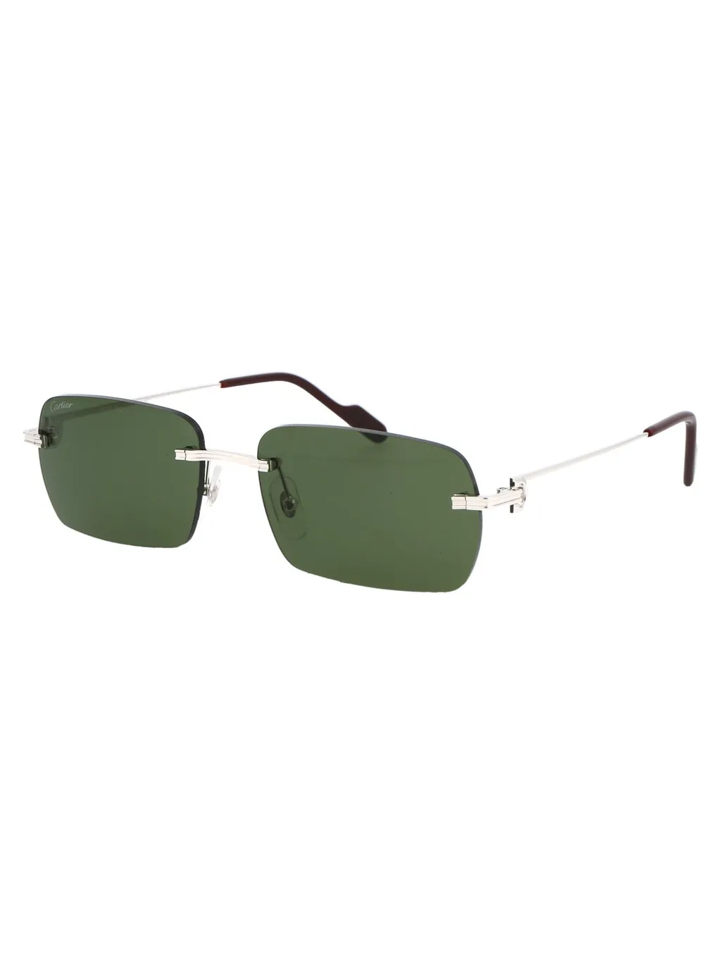 Cartier Rectangle Framed Sunglasses
