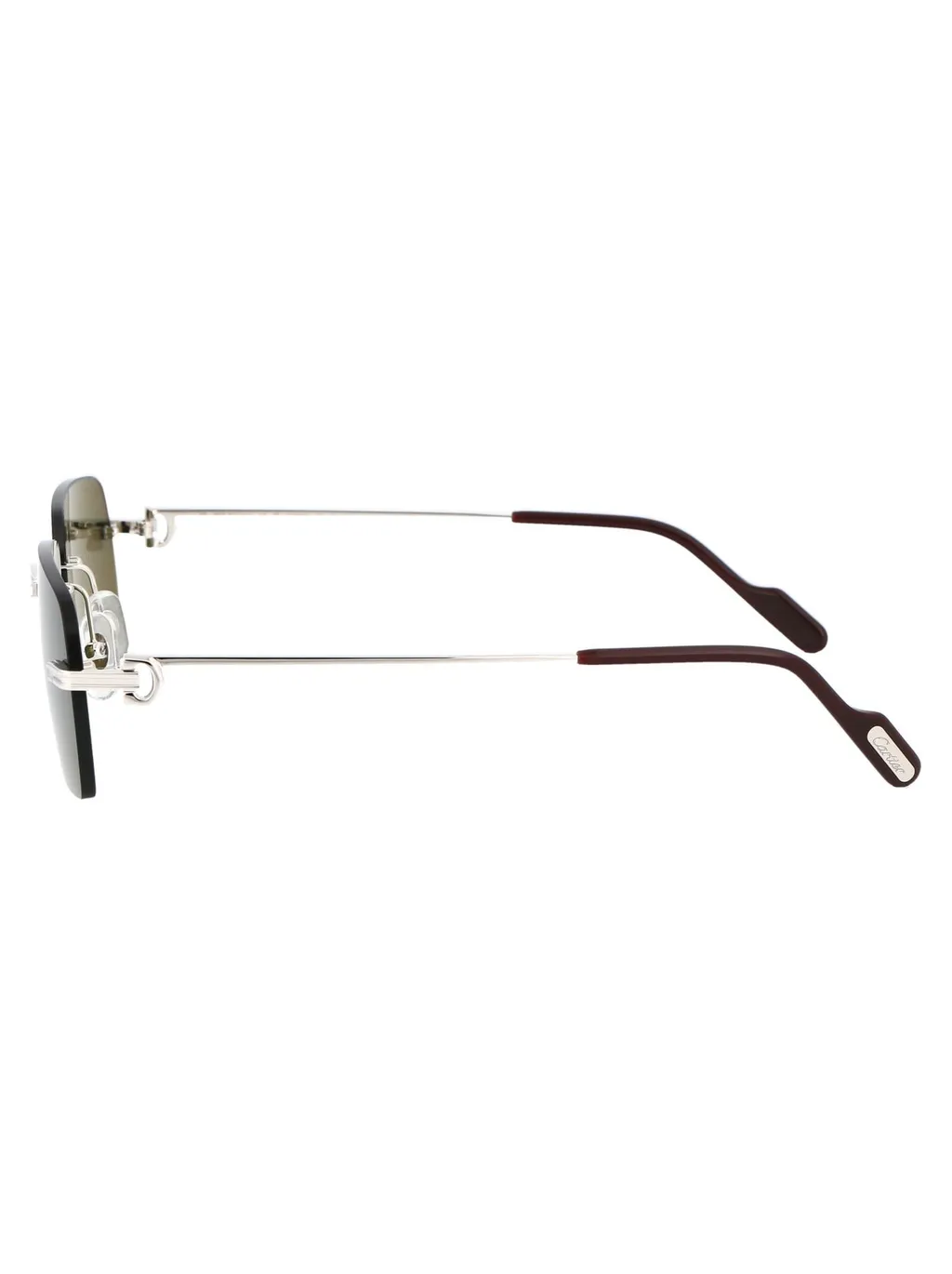 Cartier Rectangle Framed Sunglasses