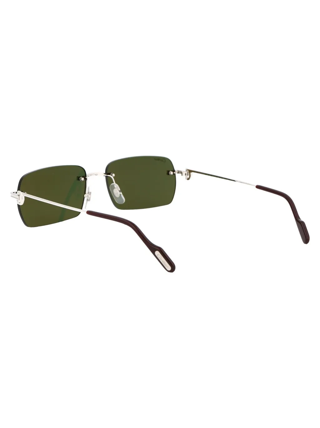 Cartier Rectangle Framed Sunglasses