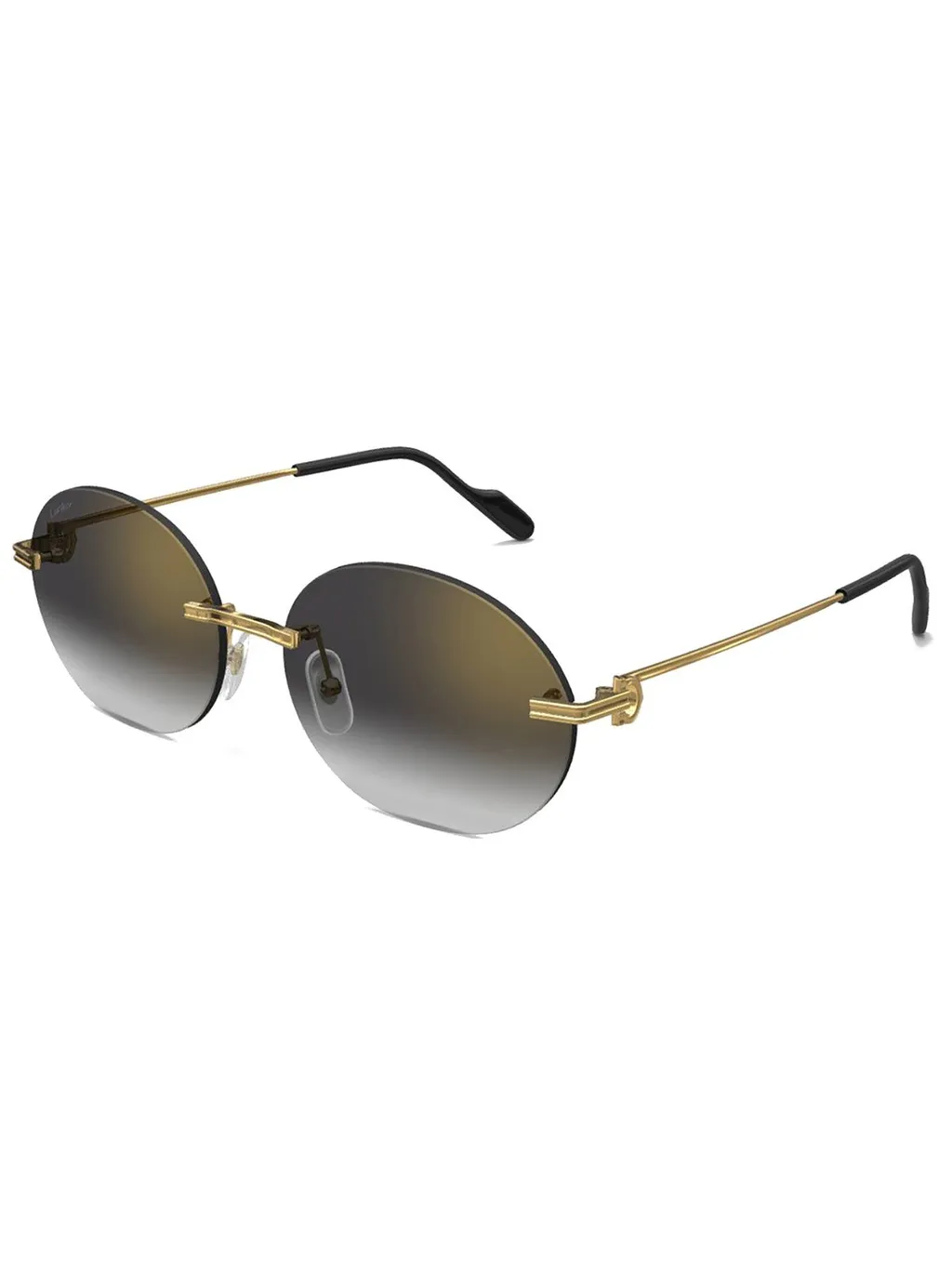 Cartier Eyewear Oval-Frame Sunglasses
