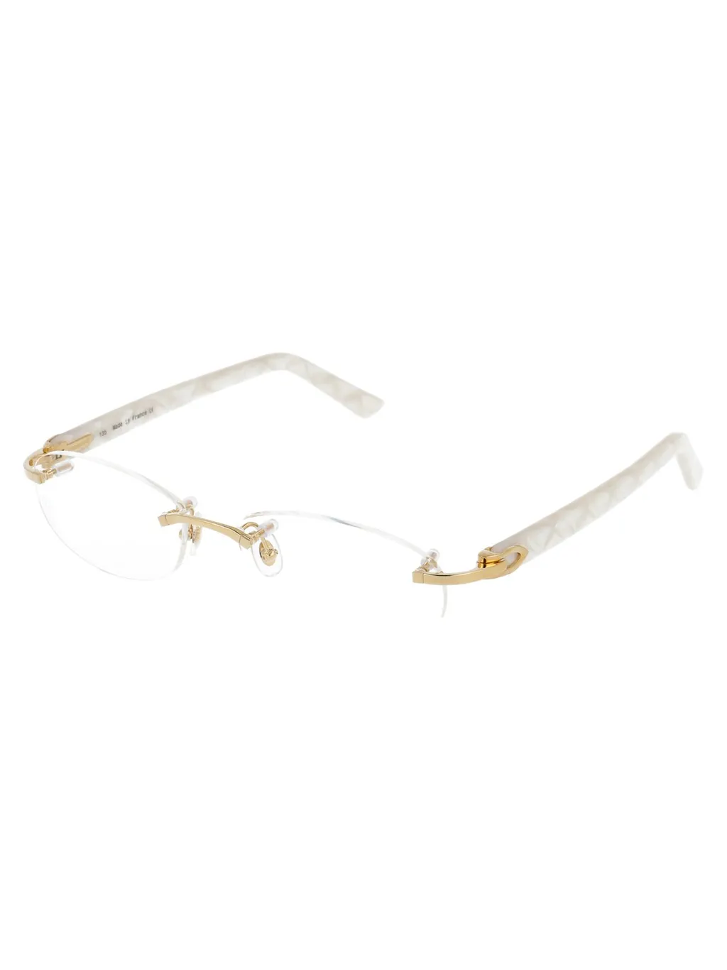 Cartier Rimless Oval Glasses