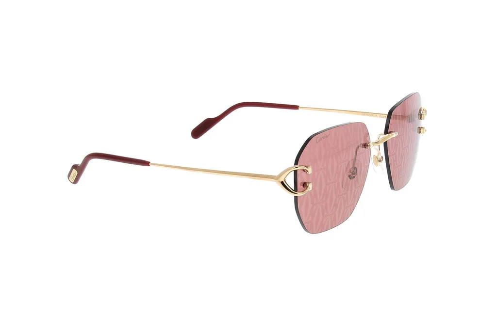 Cartier Geometric Frame Sunglasses